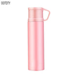 500ml Women Girl Stainless Steel Double Wall Vacuum Flask Water Bottle